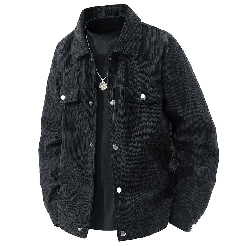 Windproof Fishing Jacket American Retro Lapel Flight Jacket Youth Jacket Fashionable Casual Versatile Top Coat Tie-dyed Workwear