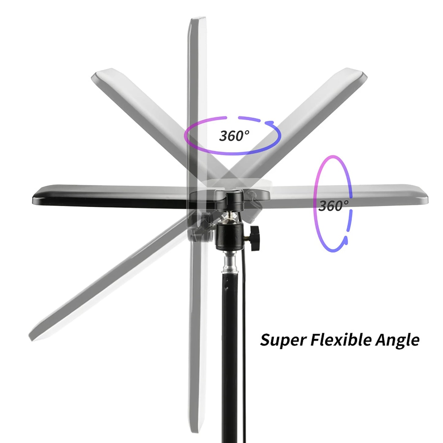 USB Rechargeable Work Light with Tripod Stand LED Barbecue Lamp 1680 Lumen Night Fishing Lights for Camping Hiking Night Fishing