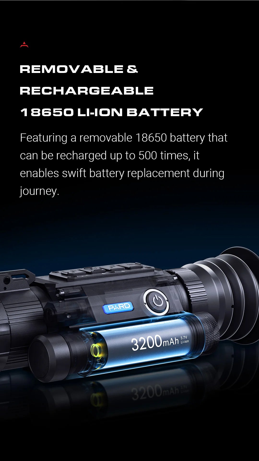 PARD Ocelot 256 Thermal Imaging Scope without Rangefinder 19mm lens Sensor 256*192 6000J Recoil Resistance WIFI Weatherproof