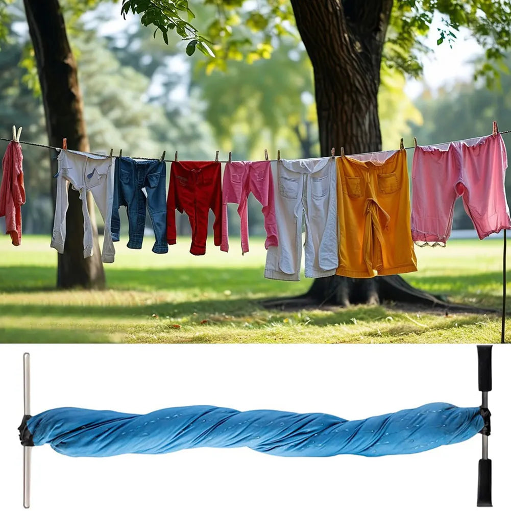 Clothes Wringer Manual Hand Crank Clothes Wringing Device Towel Wringer for Camping Hotel and Travel