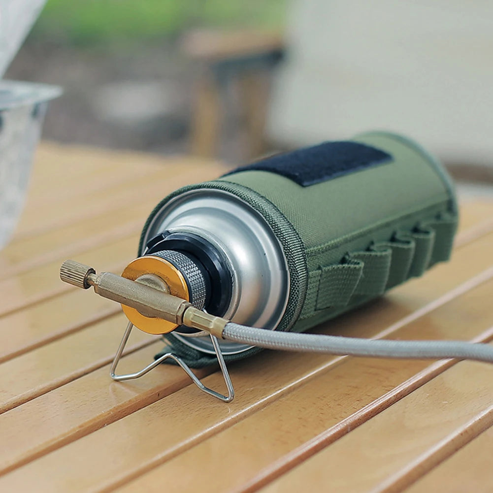 Portable Gas Stove Adapter Aluminum Alloy Camping Gas Converter Lightweight Gas Tank Adapter Compact for Outdoor Cooking