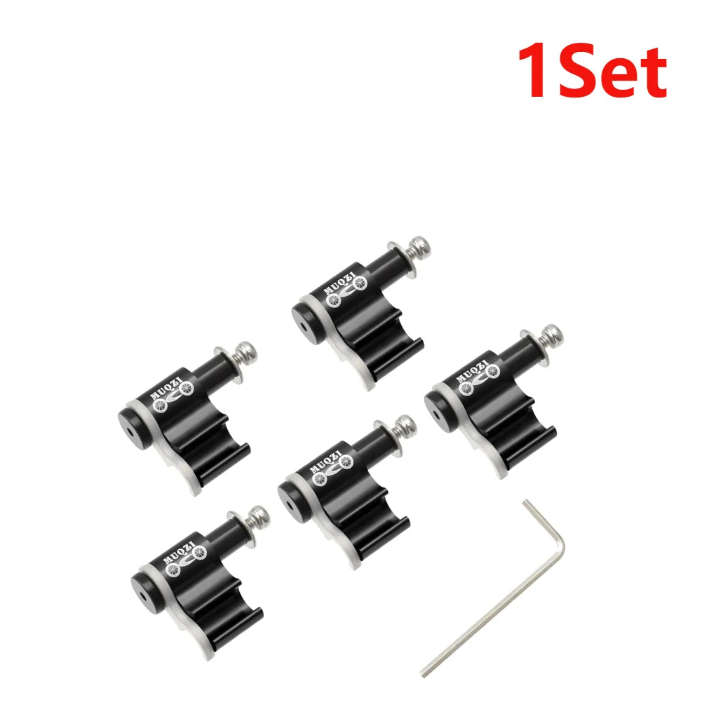 MUQZI 5pcs/Set MTB Bike Hydraulic Brake Cable Housing Adapter Clip Mountain Bicycle Brakes Line Guide Hosing Conversion Mount