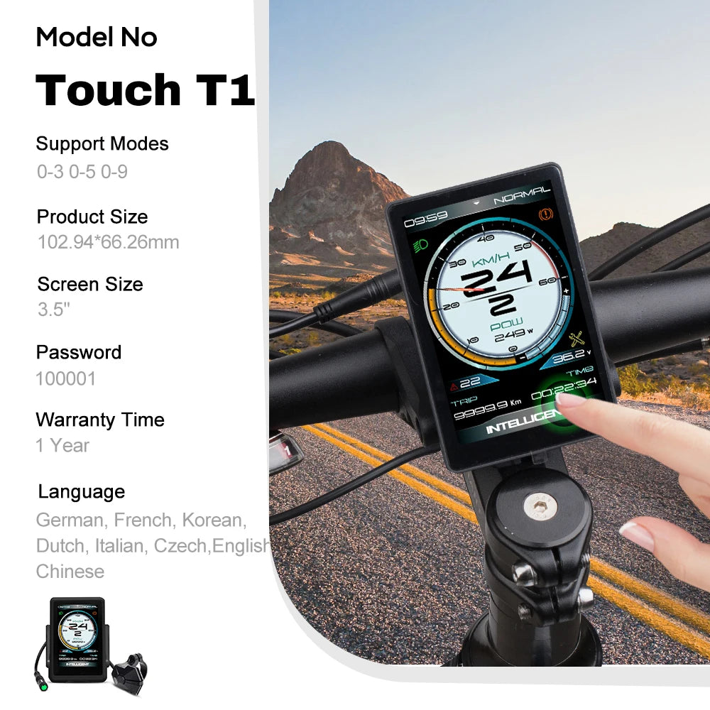 Bafang LCD Color Display Instrument 36V 48V 52V P860C 860C P850C 600C C965 DPC18 BF-UART Protocol Bluetooth 750W Motor E-bike