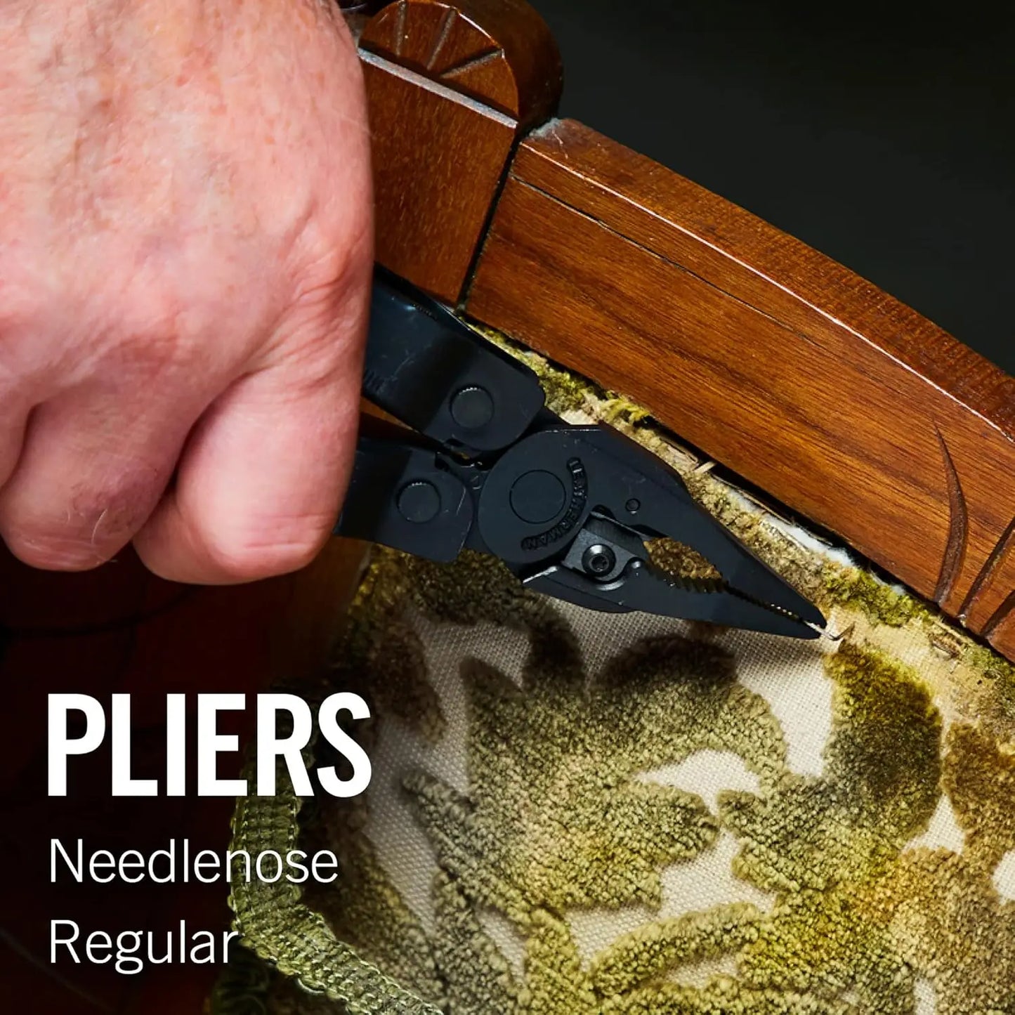 Super Tool 300 Multitool with Premium Replaceable Wire Cutters and Saw, Black