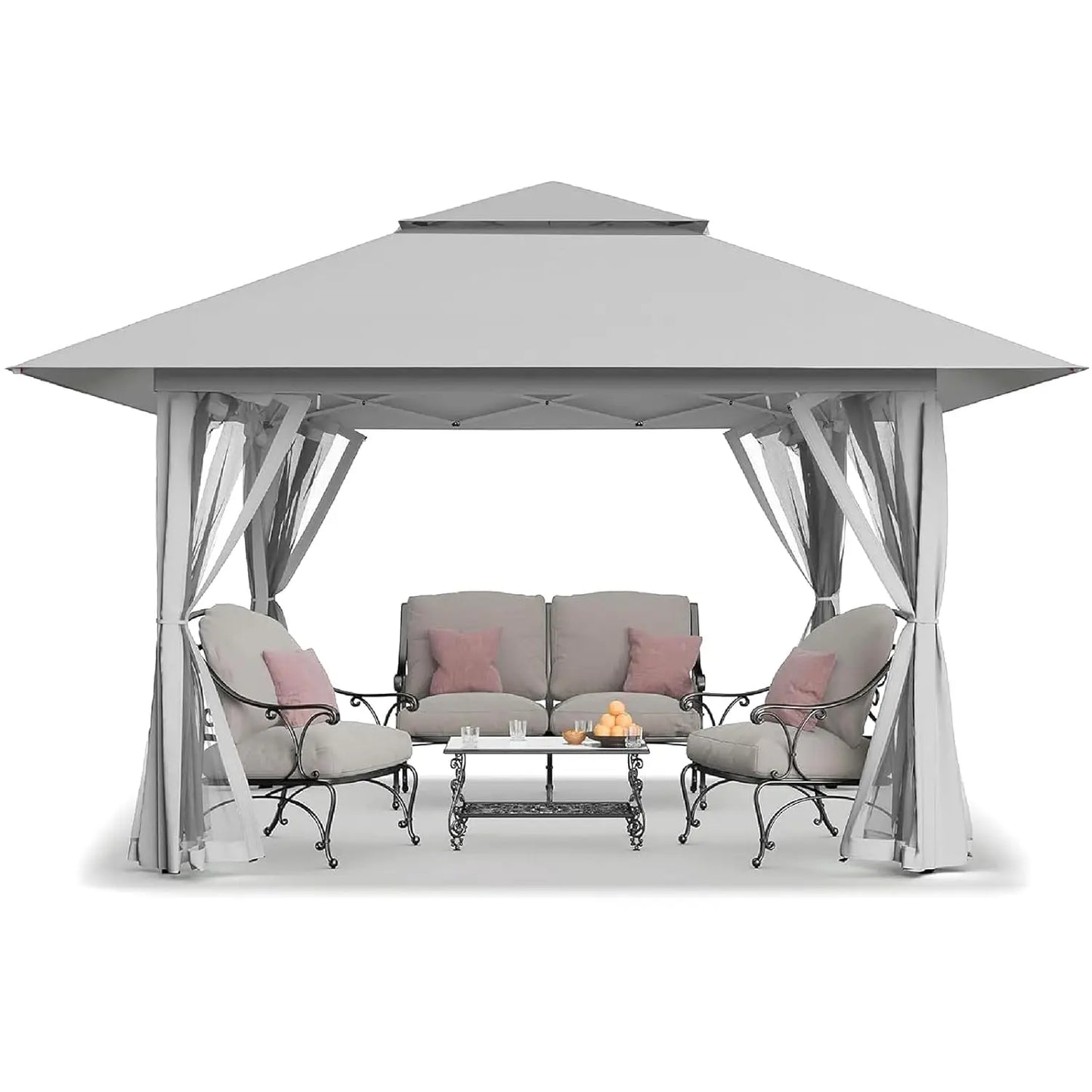 13x13 Pop Up Gazebo, Canopy Tent, Gazebos on Clearance - Outdoor Gazebo for Backyard & Patio Furniture - Carpa Pop, Customized