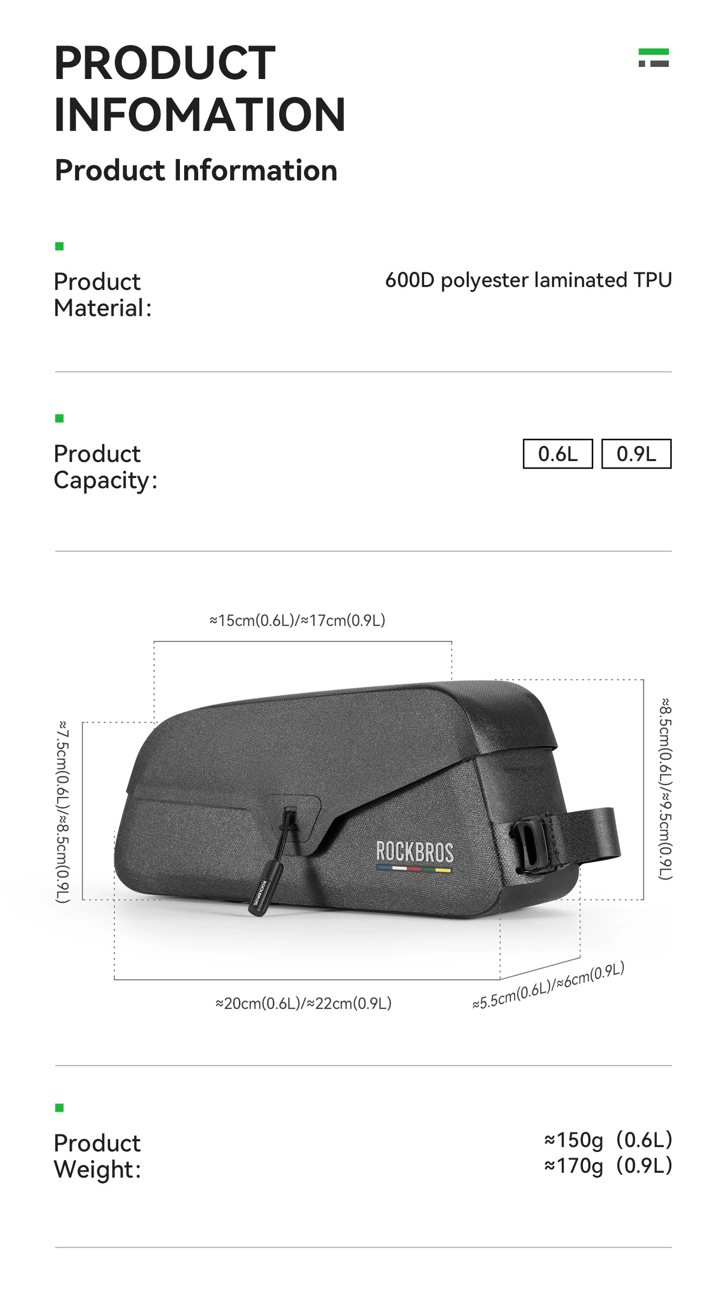 ROCKBROS ROAD TO SKY Magnetic Bicycle Bags Lid Top Tube Bag Waterproof Suction Front Bag Mobile Phone Bags