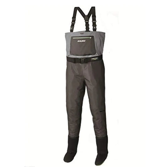 Wadertek Convertible Wader Breathable Heavy Duty Stockingfoot Fishing Wader Olive Green Waterproof and Durable for All-Day Fish