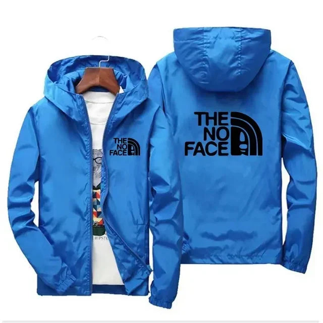 Spring and autumn men's and women's casual jacket new outdoor fishing windproof waterproof men's large size hooded coat