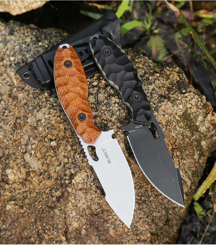 Outdoor Tactical Knife, DC53 Steel Fixed Blade, Men's EDC Knife, Outdoor Camping & Exploration, Fishing & Hunting Knife