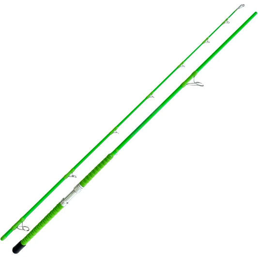 Catfish Fishing Rods 10' TwoPiece Glow in The Dark Catfishing Fishing Pole for Heavy Duty Spinning Rods with En