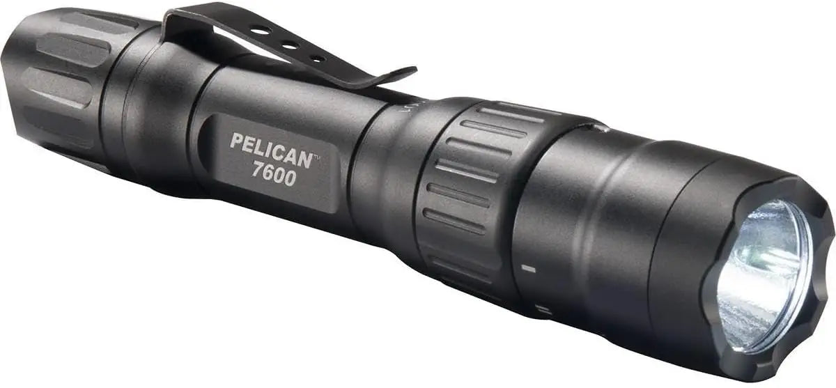 7600 Rechargeable Tactical Flashlight (Black)