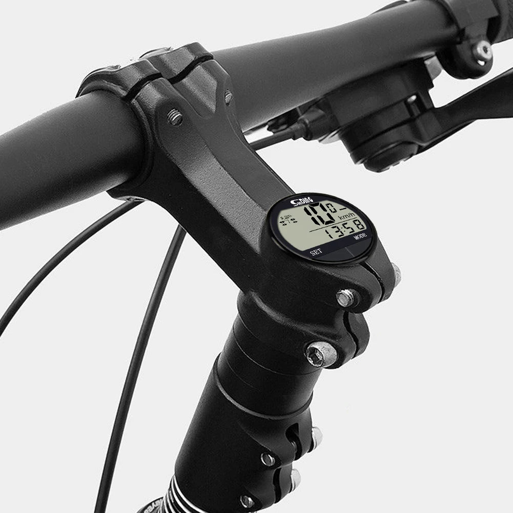 Bike Computer LED Digital Bicycle Speedometer Odometer with Screen Cycling Computer Waterproof for Men Women Teens Bikers Outdoo