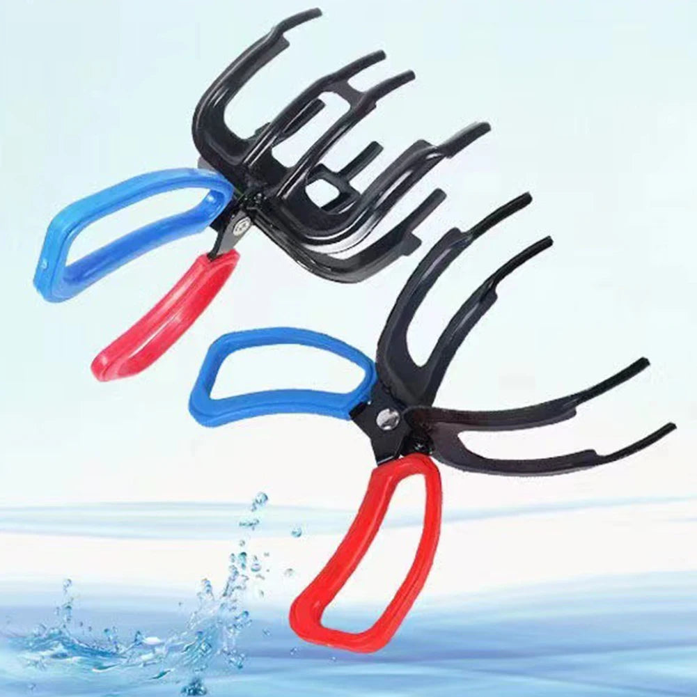 2/3 Claw Angling Fishing Pliers Multifunctional Fish Controller Tongs ABS Fish Pliers Gripper Fishing Tools Tackle