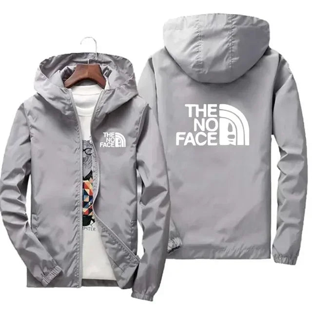 Spring and autumn men's and women's casual jacket new outdoor fishing windproof waterproof men's large size hooded coat