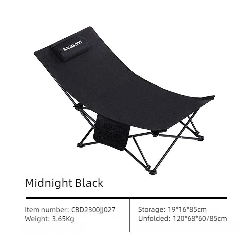 Blackdog Camping Chair With Pillow Lounge Office Nap Home Use Recliner Outdoor Foldable Beach Fishing Tourist Chairs