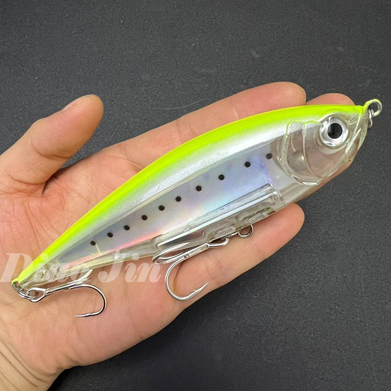 130mm 48g Pencil Fishing Lures Saltwater Trout Pesca Artificial Twitchbait 3D Floating Wobblers for Twitch Fishing Equipment