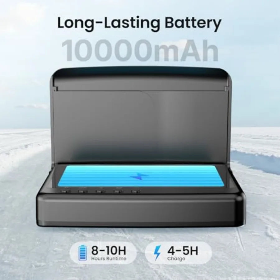 Underwater Fishing Camera 5-Inch 720P DVR Recording with 32GB Storage 8 IR Night Lights 10000mAh Battery 66FT Cable Portable Fi