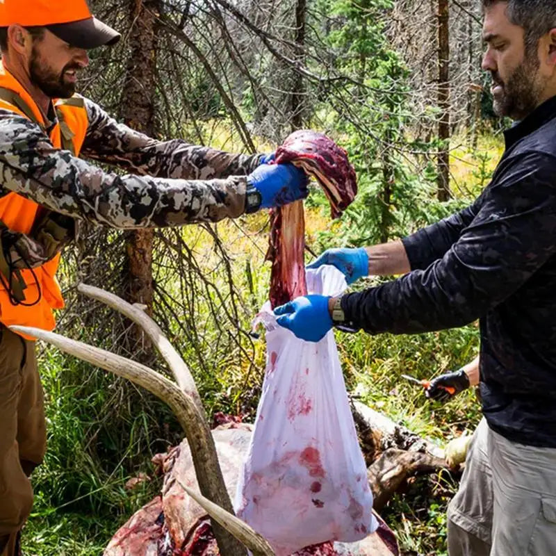 Hunting Game Bags 6X Moose Game Bags With Reflective Strip Reusable Wild Game Meat Bags Hunting Accessories For Elk Caribou Deer