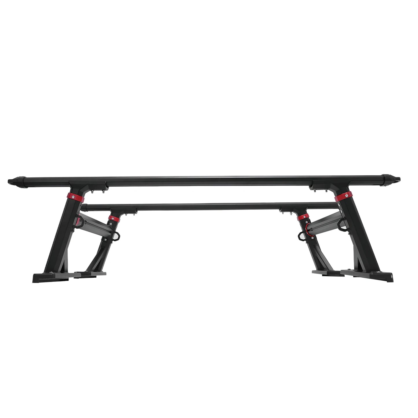 Universal Truck Ladder Rack Crossbar 800 LBS Capacity Aluminum 18-28''High Adjustable for Ford F-Series/Ram/Tacoma/Tundra/Canyon