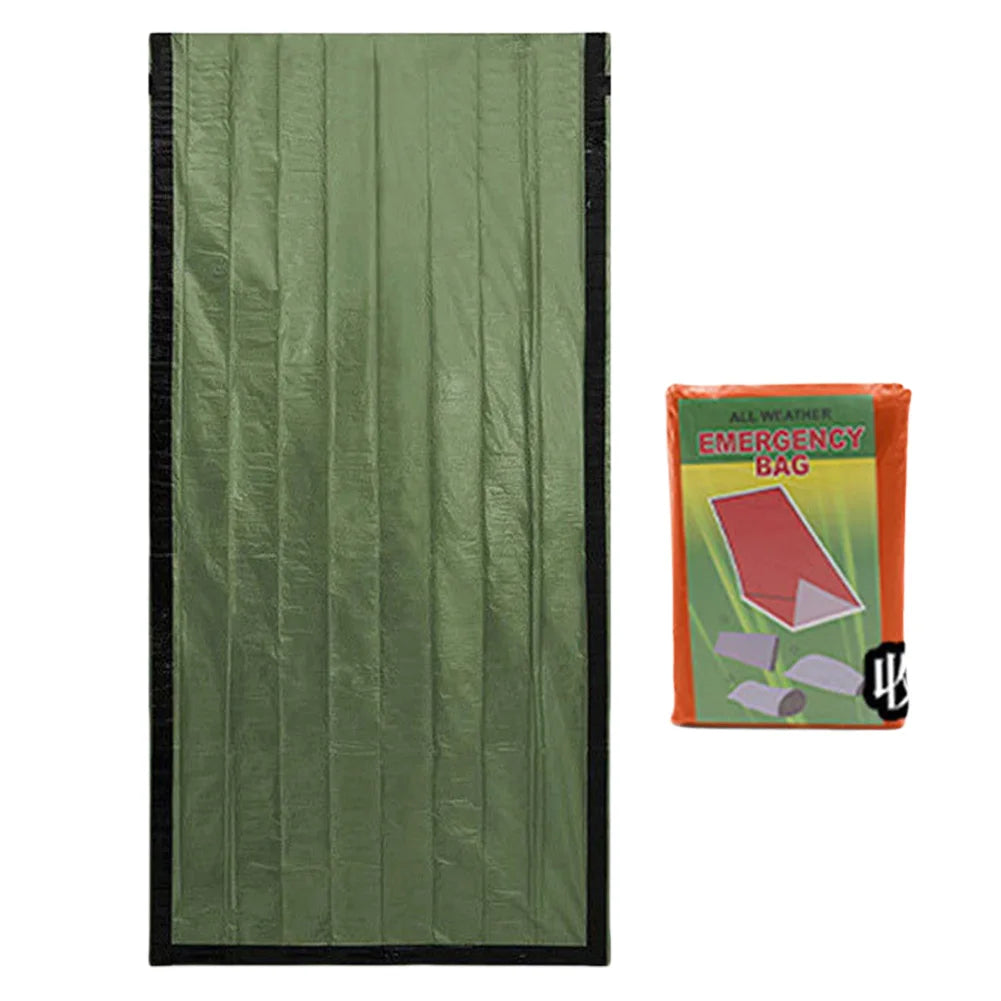 1-6pcs Emergency Mylar Thermal Blanket Survival Sleeping Bag for NASA Body Warmer Outdoor First Aid Camping Hiking Travel