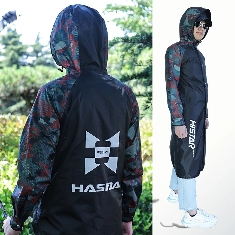 HISTAR Fishing Raincoat Type-Long Waterproof Thin Oxford Cloth Soft TPU Fabric Lightweight Hot Selling Portable Raincoat