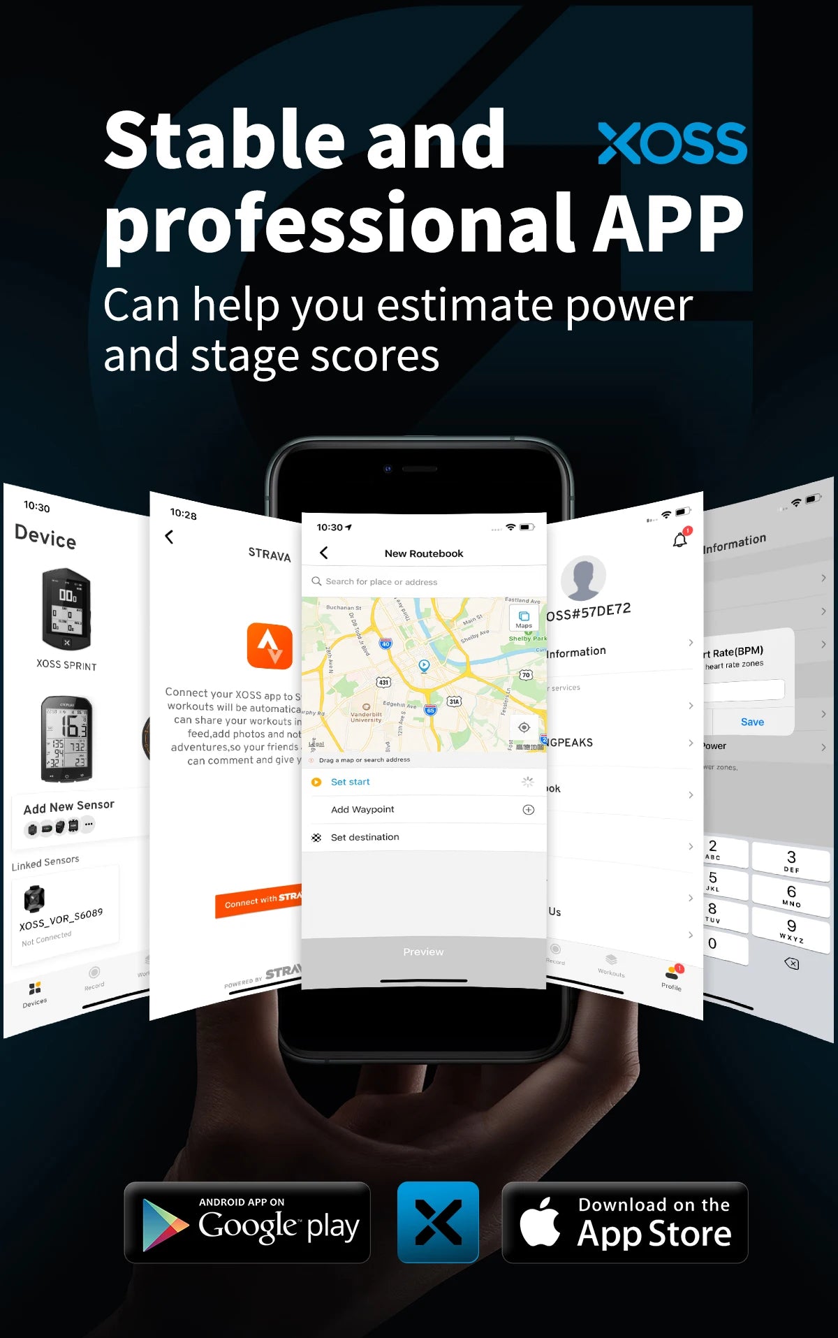 XOSS G plus G bike GPS Bicycle Computer Wireless Speedometer IPX7 Waterproof cycling GPS Cycling Odometer Bicycle speedometer