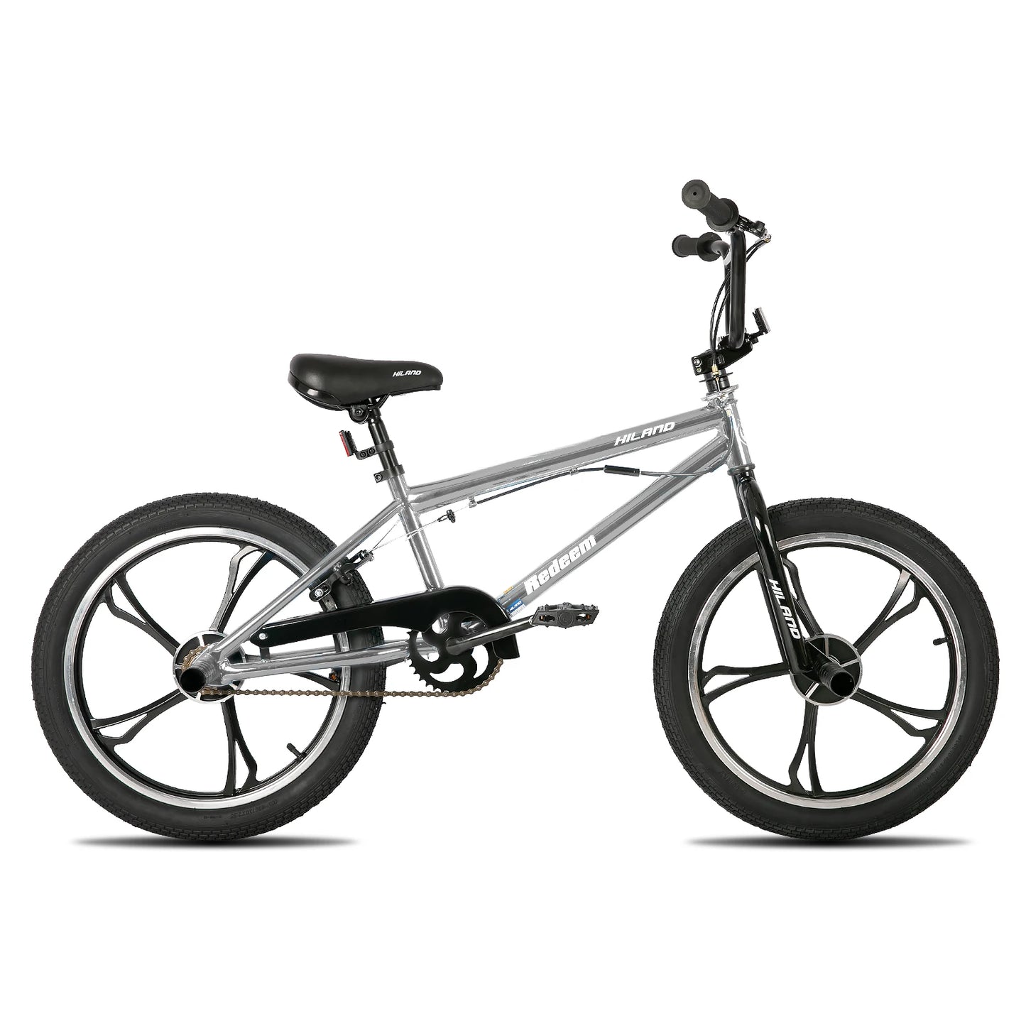 Hiland 20 Inch Kids BMX Bike for Boys Girls Ages 5-12, 360 Degree Rotor Freestyle, 4 Pegs Single Speed Kid’s BMX Bicycle