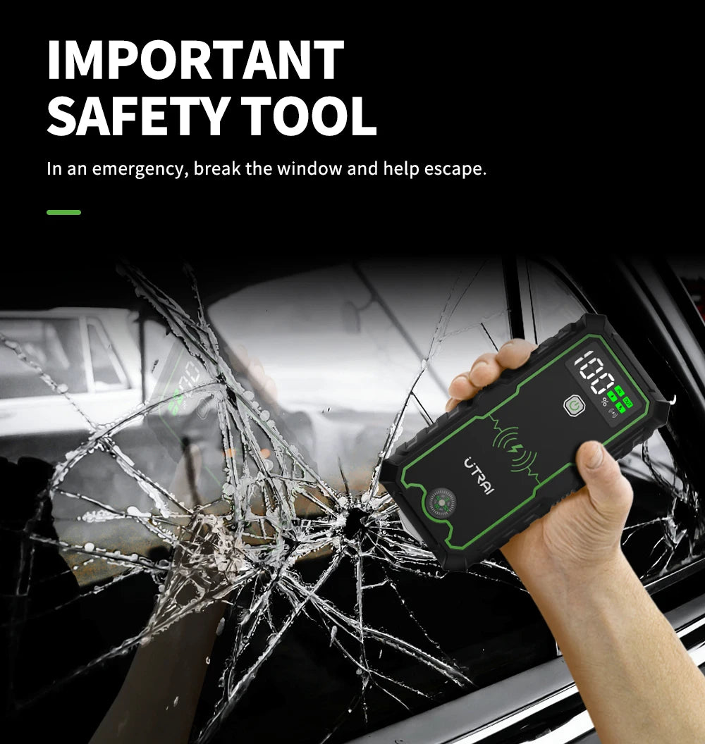 UTRAI Power Bank  4000A Jump Starter Portable Charger Car Booster 12V Auto Starting Device Emergency Car Battery Starter