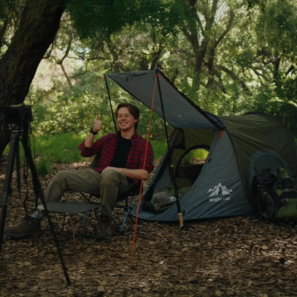 Pop-up Camping Tent: 1 Person Tent Waterproof Instant Easy Setup Outdoor Tent