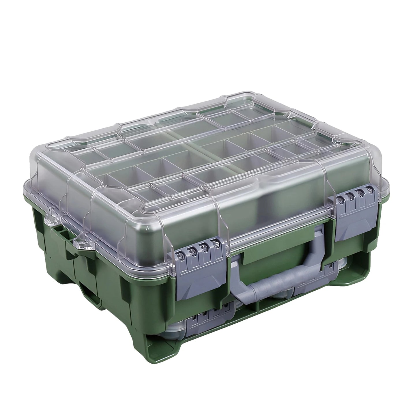 Universal Fishing Tackle Box Removal Inside Design for Fishing Gifts (Green)