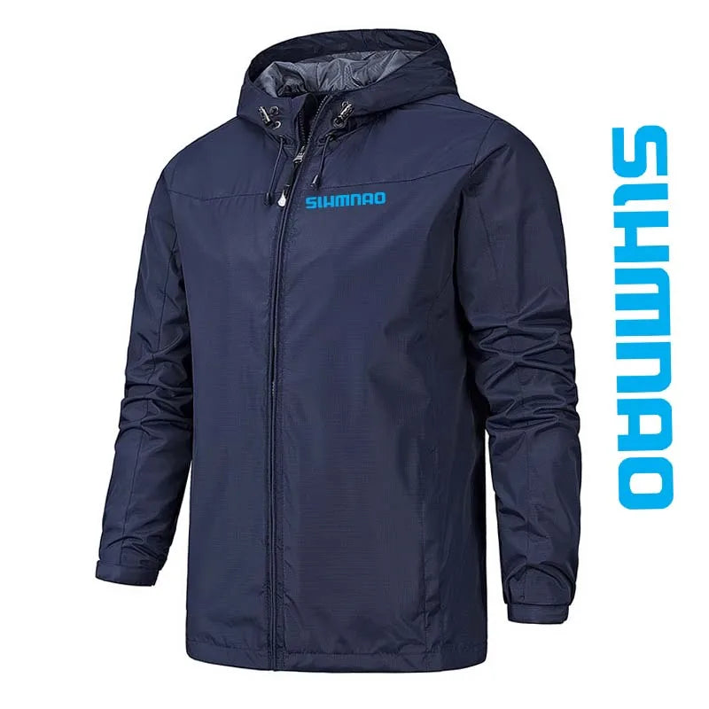 Outdoor Windproof and Sun Protection Fishing Suit, Casual Jacket for Cycling, Hunting, Hiking, and Running in Spring and Autumn