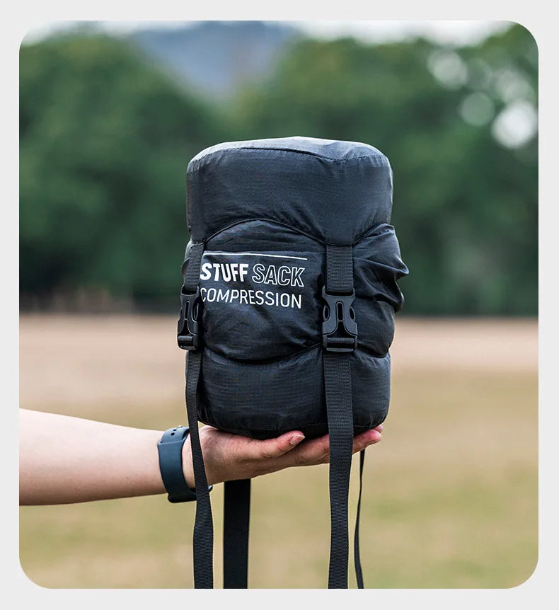 Outdoor Sleeping Bag Compression Bag Camping Travel Organizer Large Capacity Portable Compression Storage Bag for Camping Clothe