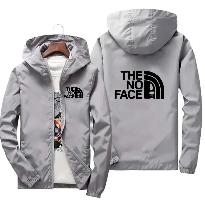 Spring and autumn men's and women's casual jacket new outdoor fishing windproof waterproof men's large size hooded coat