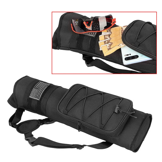 Archery Quiver Bag Bottom Thickening Compound Recurve Bow Holder Adjustable Strap for Outdoor Archery Hunting Accessories