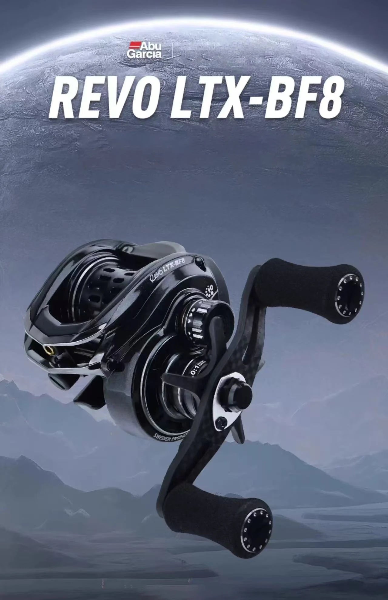 Abu Garcia REVO LTX BF8 BFS Baitcasting Fishing Reel 2+1BB Lightweight Carbon Body Fishing Reels