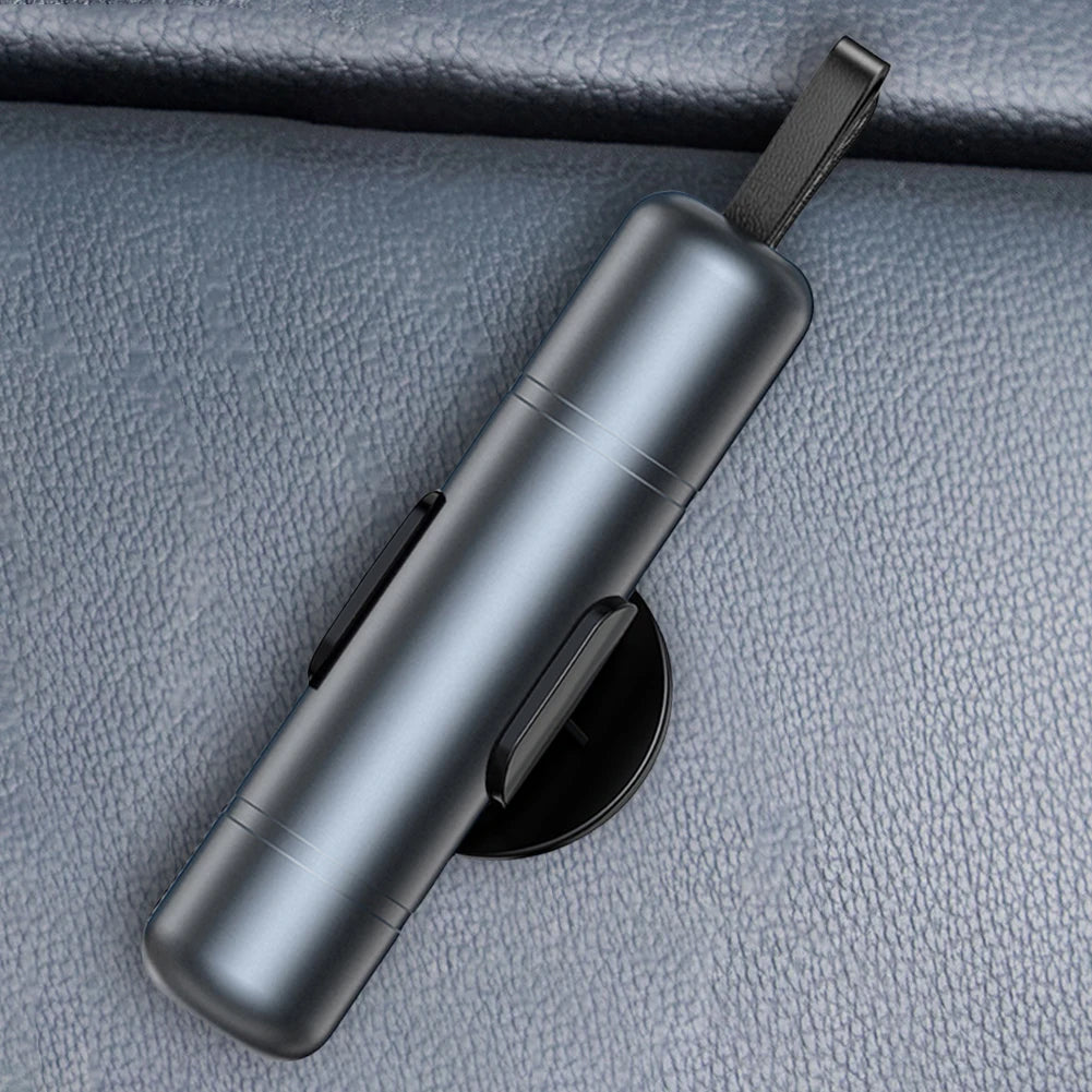 Car Safety Hammer Aluminum Alloy Auto Emergency Glass Window Breaker High Hardness Seat Belt Cutter Life-Saving Car Emergency
