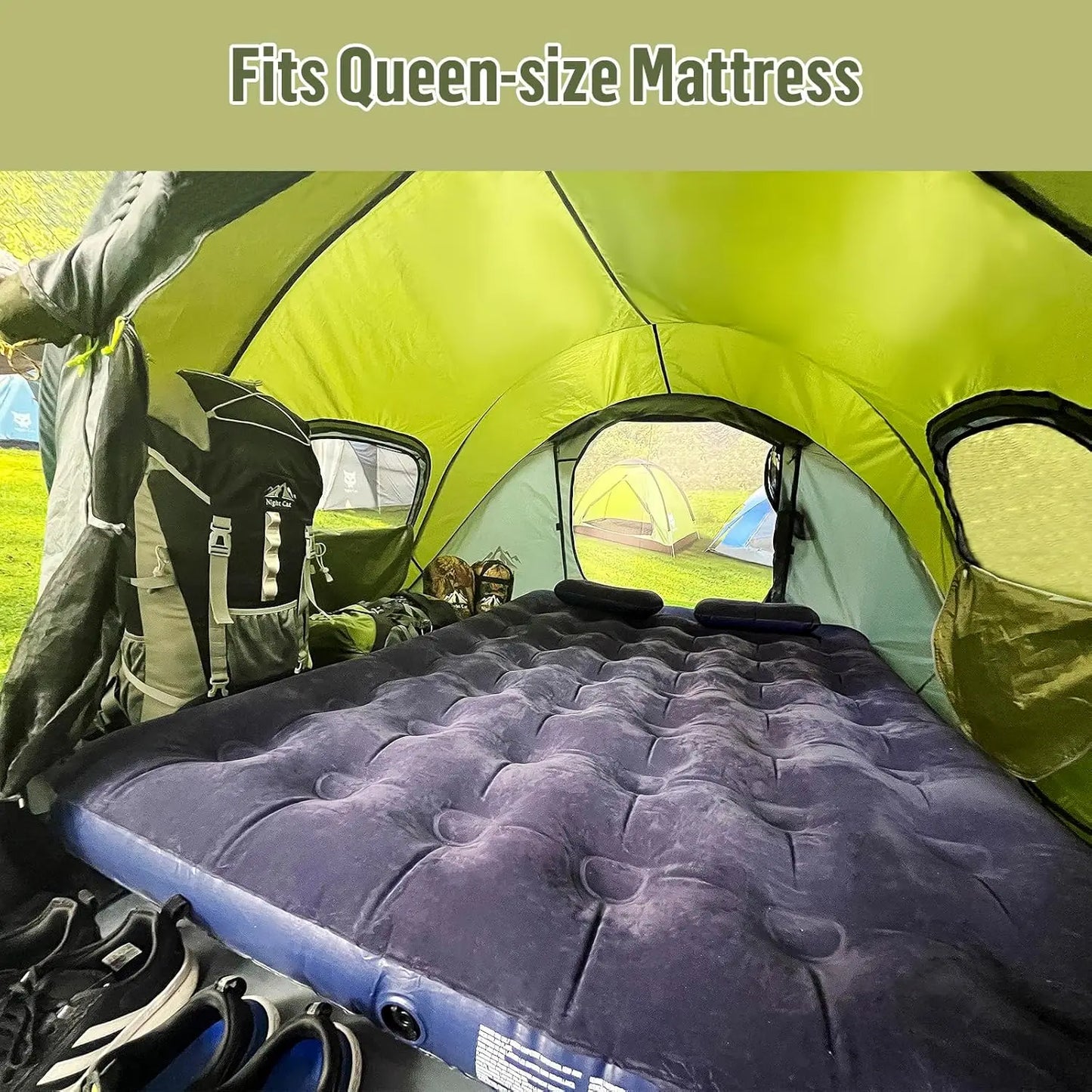 2-Person Waterproof Pop-Up Camping Tent: Instant Setup, Family-Friendly for Outdoor Adventures