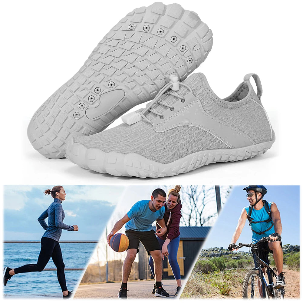 Unisex Water Shoes Lightweight Aqua Shoes Non Slip Barefoot Beach Shoes Quick Drying Lightweight Gym Sneakers for Water Sports