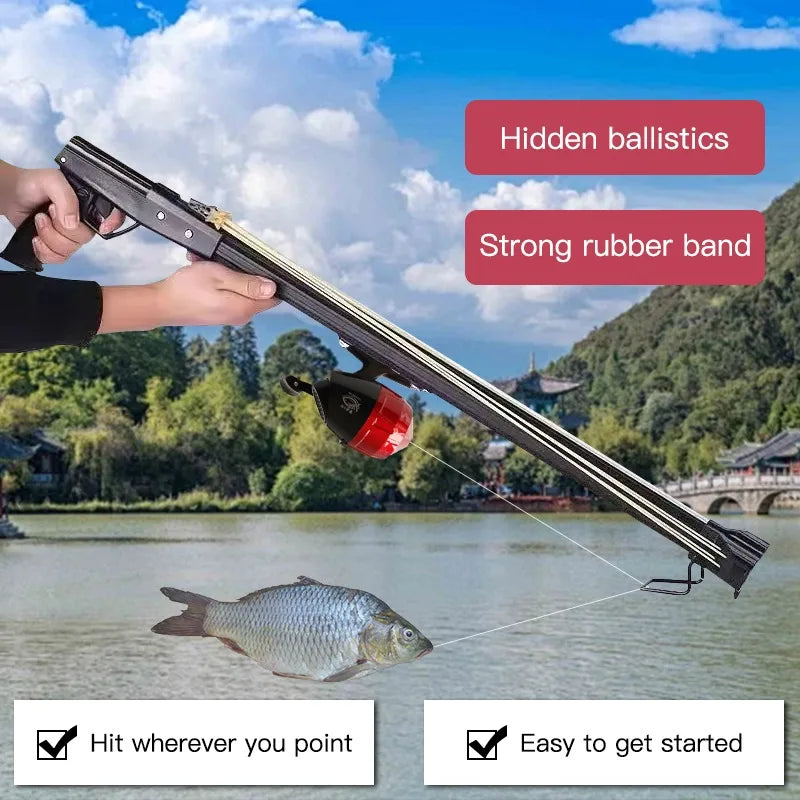 Fish shooting artifact Fully automatic fishing slingshot special high-precision powerful fishing swim bladder arrow long-range