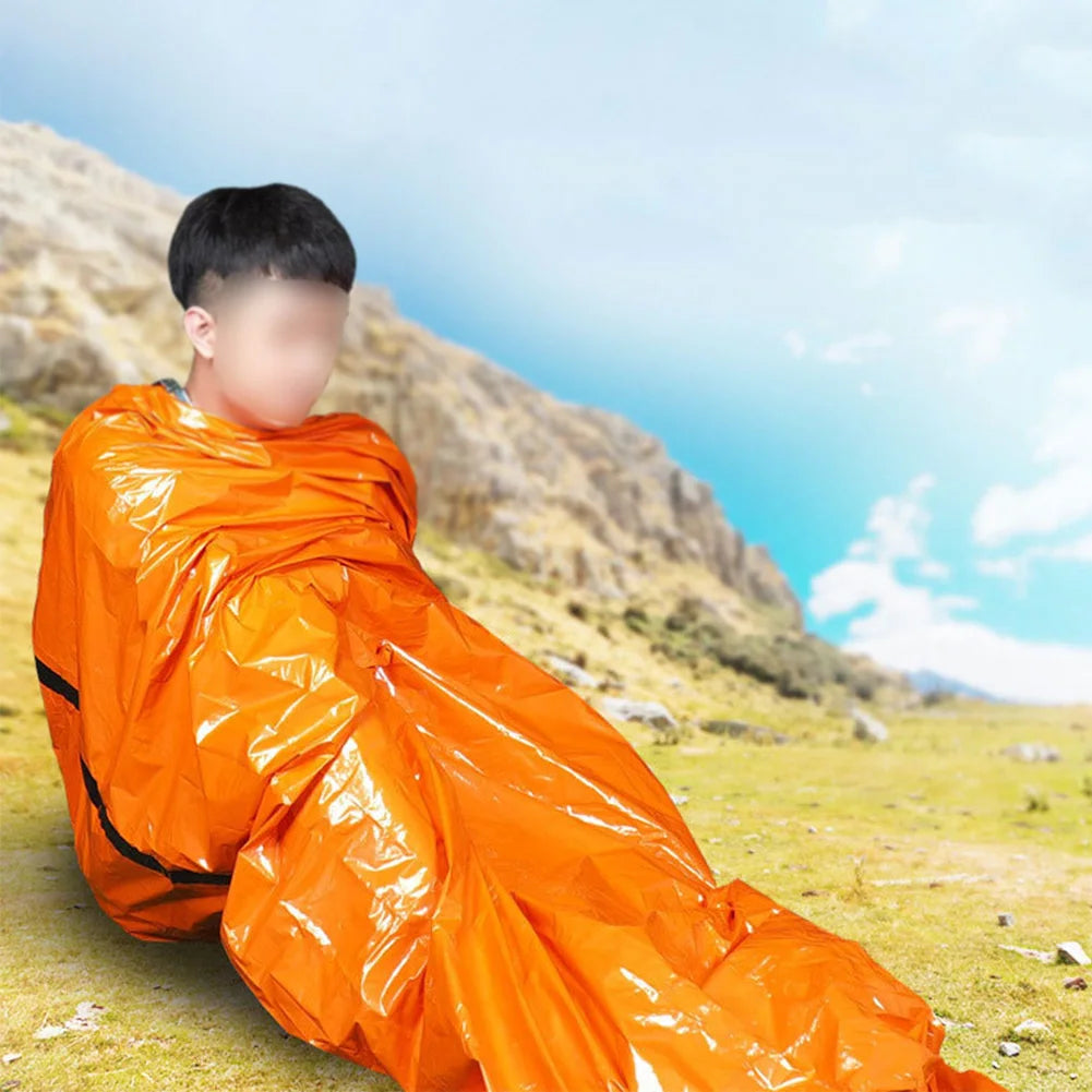 1-6pcs Emergency Mylar Thermal Blanket Survival Sleeping Bag for NASA Body Warmer Outdoor First Aid Camping Hiking Travel