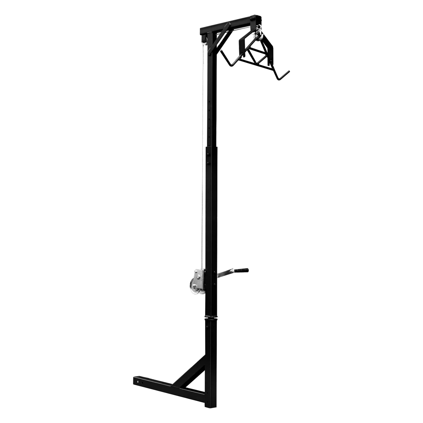 500lb Manual Car Hoist:Easy Operation, Adjustable Height, Sturdy Wire Rope for Powerful Lifting Capacity
