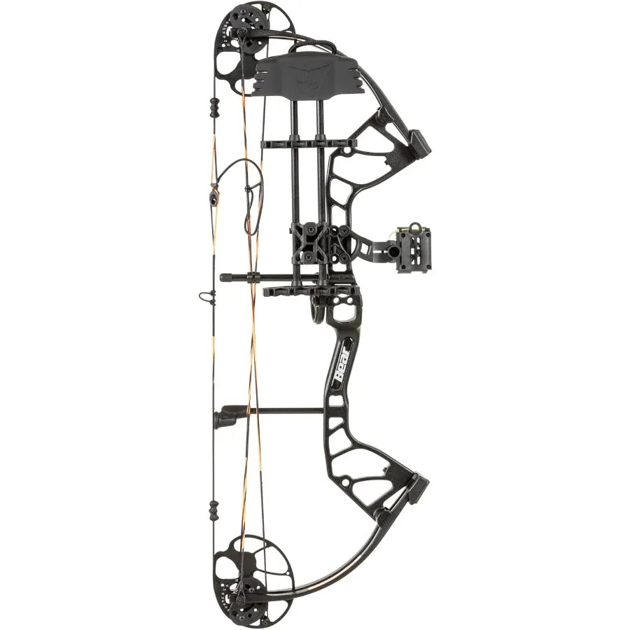 Bear Archery Royale Ready to Hunt Compound Bow Package for Adults and Youth 12 - 27 Draw Length 5-50 Lbs Draw Weight Up to 290
