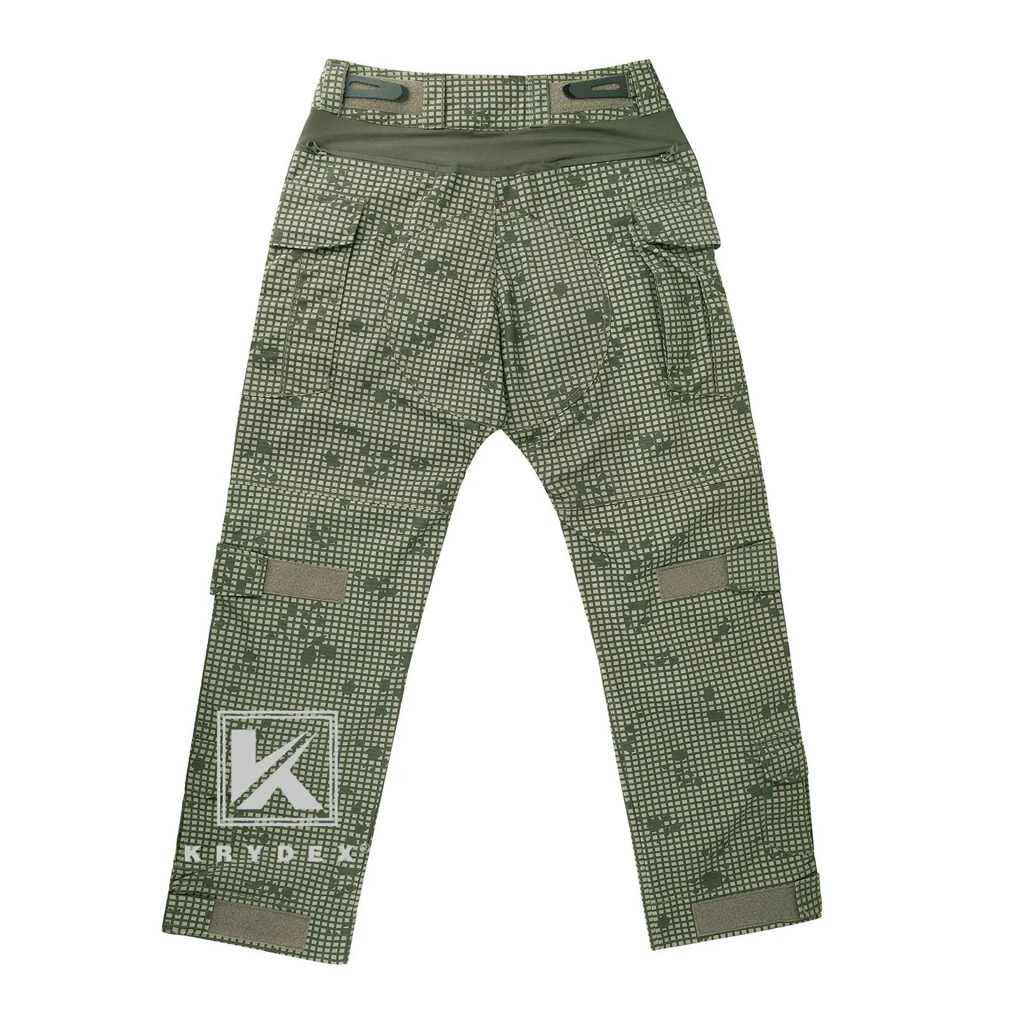 KRYDEX Camouflage Tactical Combat Pants Tactical Combat Trousers Knee Pads Outdoor Hunting Uniform Gear