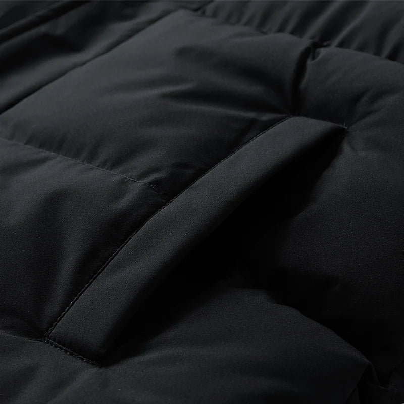 Fishing Vest Stand-up Collar Outdoor Vest Men's Down Cotton Vest Men's Autumn and Winter Thickened Coat Waistcoat Warm Vest Coat