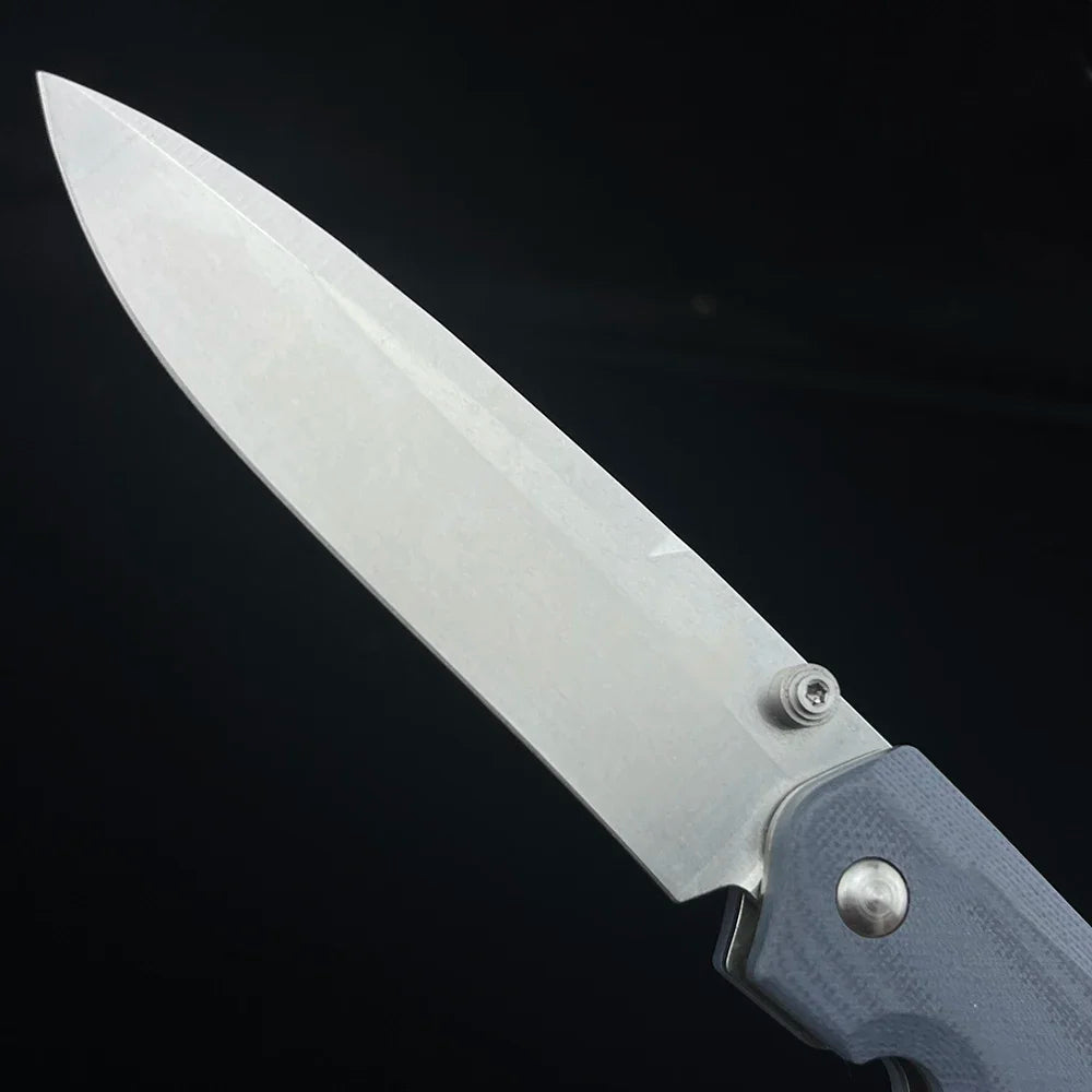 BM 485 Outdoor Self Defense Folding Blade Knife Utility G-10 Handles EDC Pocket Tactical Rescue Sharp Tools Hunting Jackknife