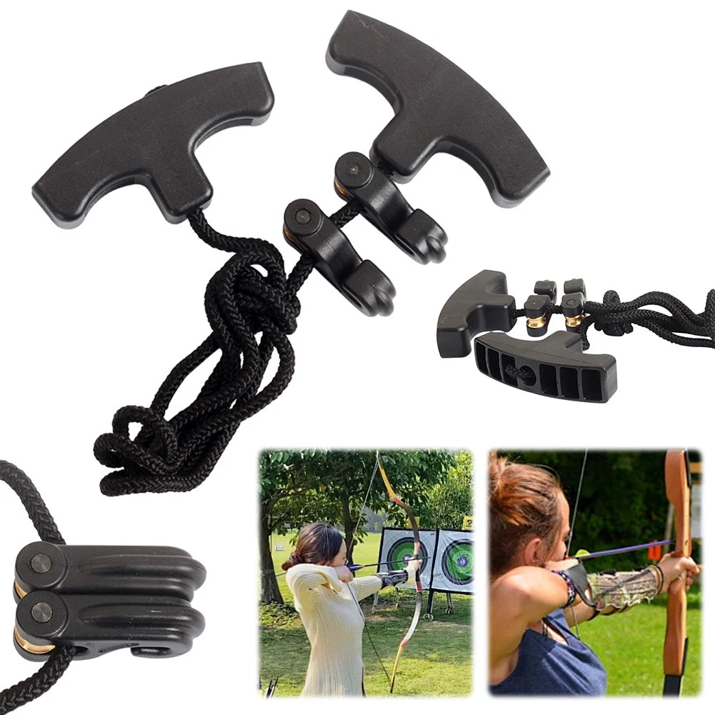 Crossbows Cocking Device Cocking Aid Double Handle Strings Cocking Tool Braided Rope Crossbows Cocker Hunting Accessories