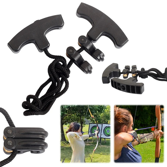 Crossbows Cocking Device Cocking Aid Double Handle Strings Cocking Tool Braided Rope Crossbows Cocker Hunting Accessories