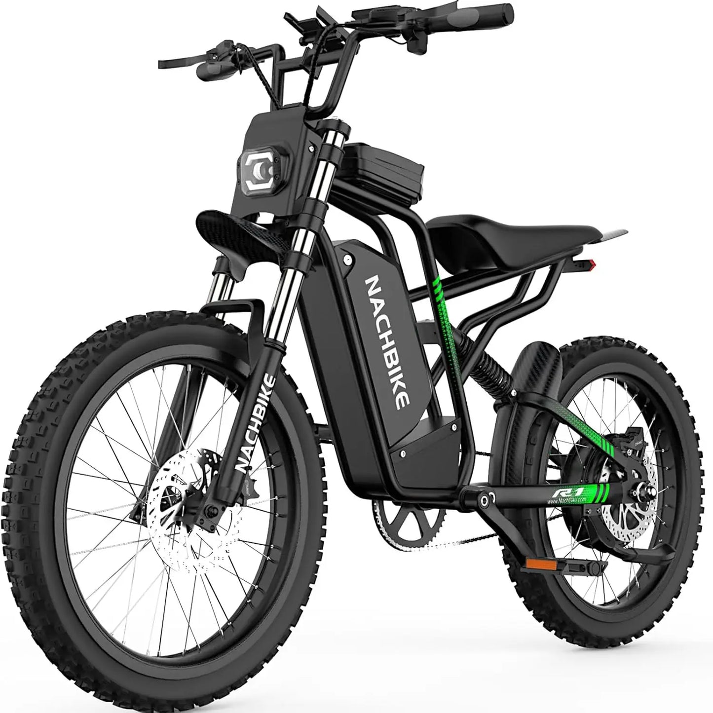 R1 Electric Dirt Bike for Adults Peak 4000W brushless Motor 40 MPH Speed Dirtbike 50 Miles Range Ebike with 60V 25Ah Battery
