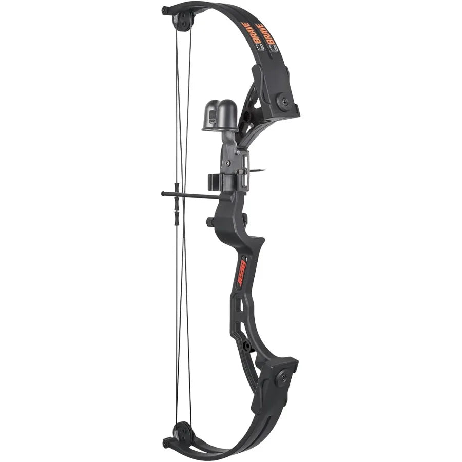 Bear Archery Brave Bow Set for Youth Recommended Ages 812 Right Handed Continuous Draw Weight Up to 25 lb. Continuous Draw Leng